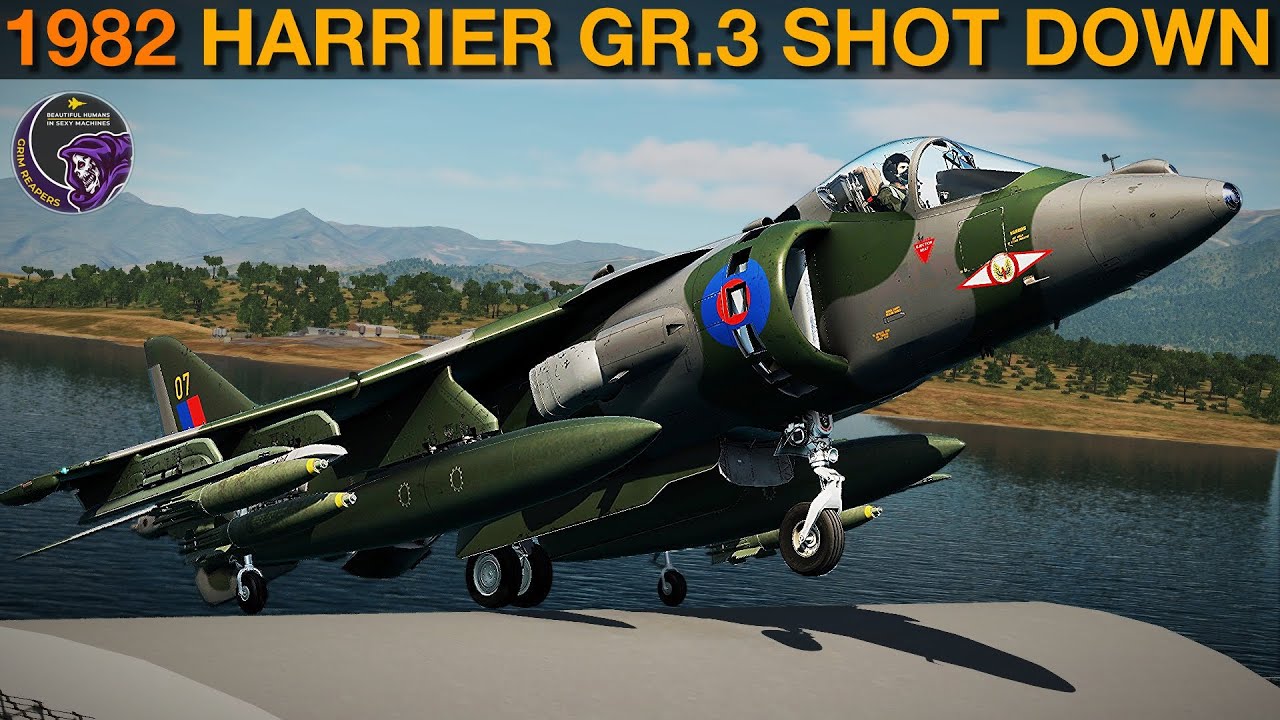 1982 Falklands War: Harrier GR3 XZ988 Shot Down At Goose Green | DCS Reenactment