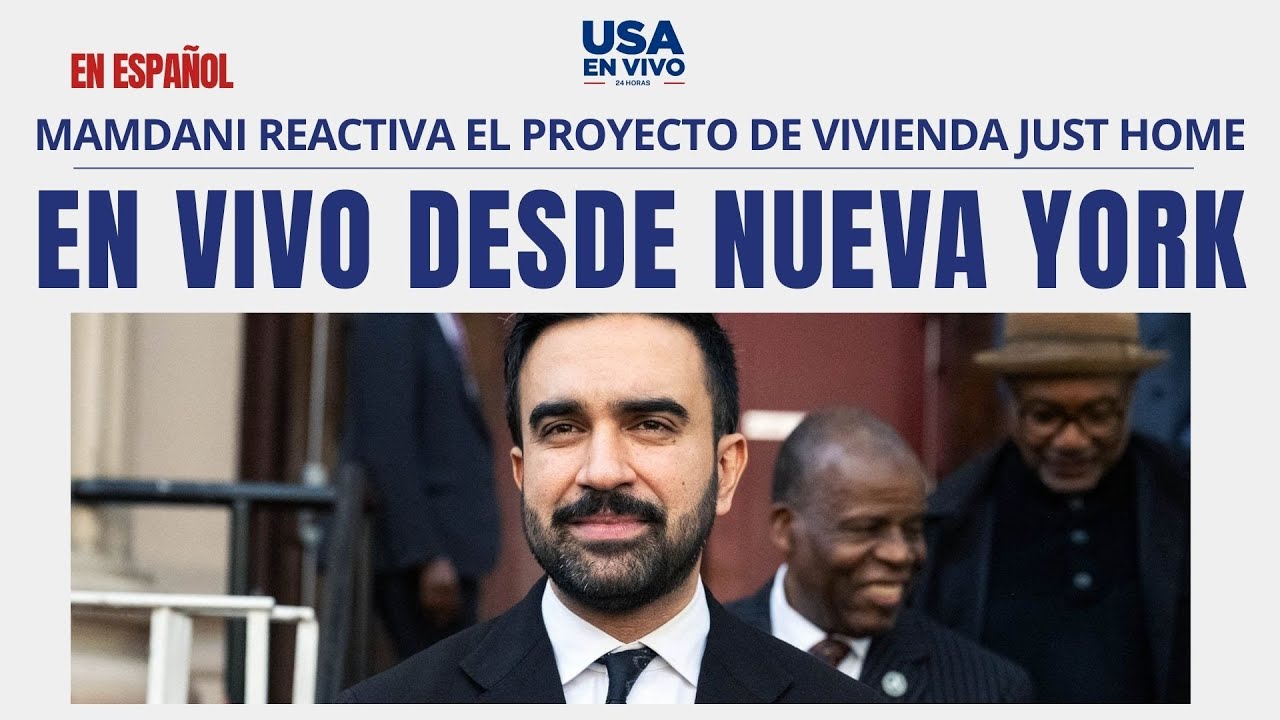 EN VIVO: Mamdani relanza el proyecto de viviendas asequibles Just Home en Nueva York| USA EN VIVO 🔴