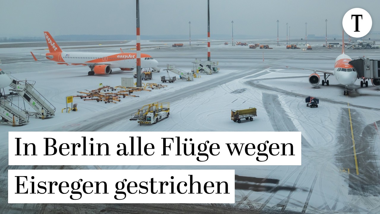 Betrieb nimmt langsam wieder an Fahrt auf | Winterwetter, Berlin, BER