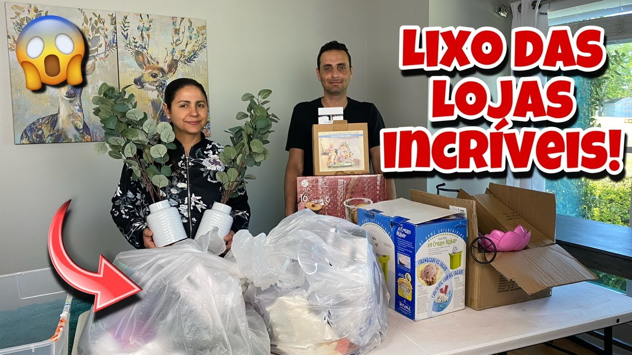 Lixo de loja dos estados unidos incr&iacute;veis!😱🇺🇸🇺🇸 dumpster-basuura