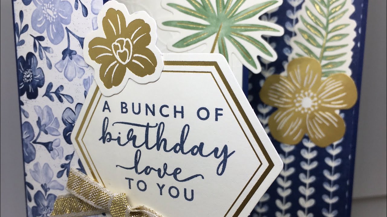 🔴 LIVE Boho Medley Card 4 - Triple Fold Card
