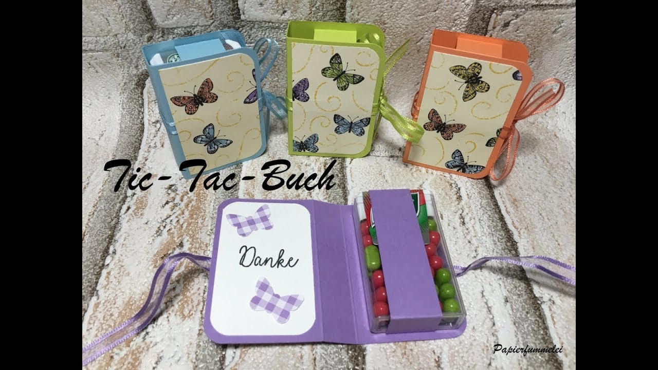 Kleines Buch für Bonbons basteln *Tutorial*