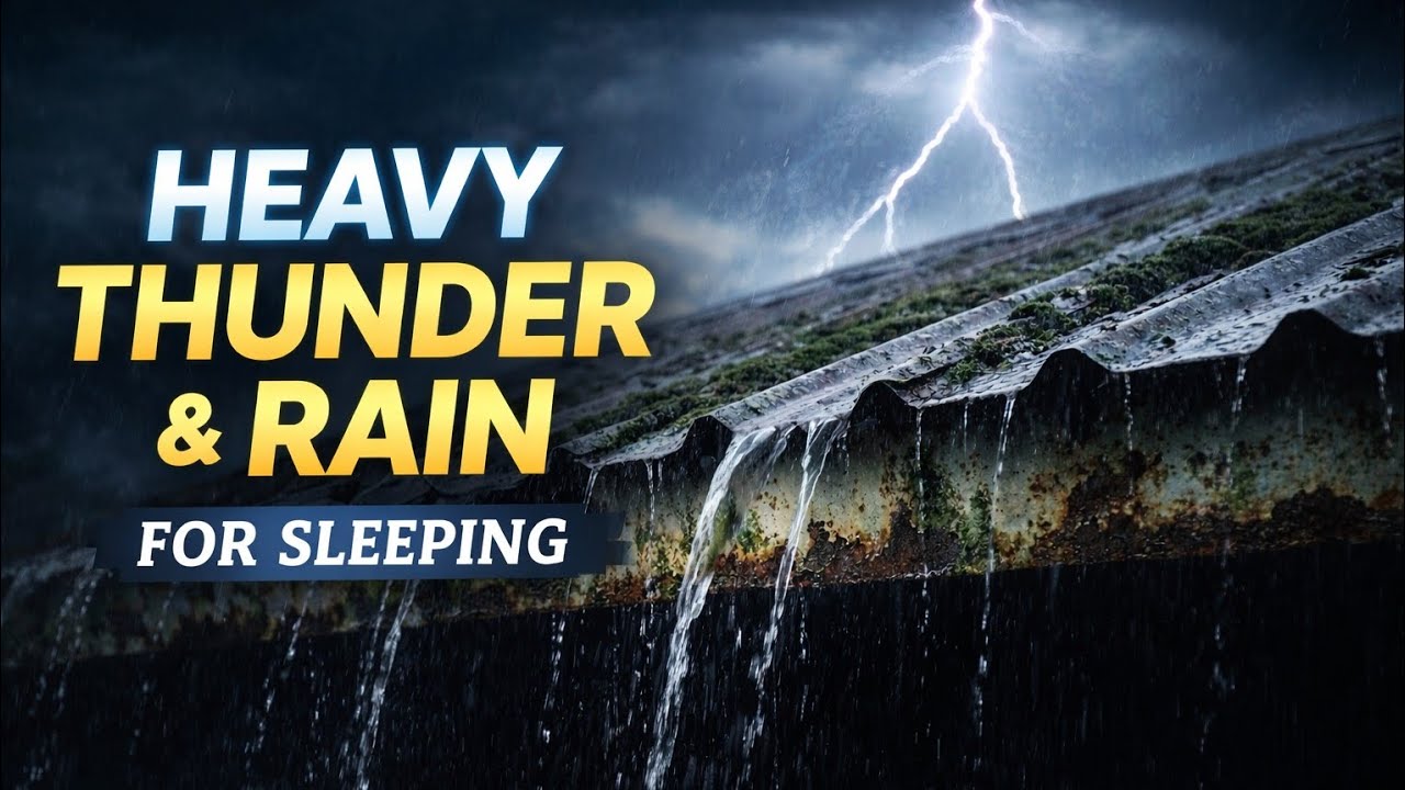 Heavy Thunder and Rain Sound for Sleeping