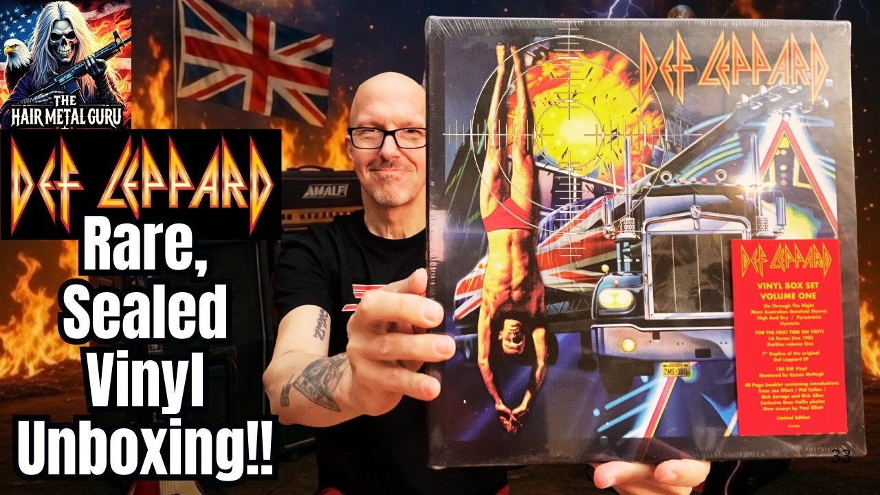 Def Leppard Volume One Vinyl Box Set Unboxing & Review: Hysteria, Pyromania & More!!
