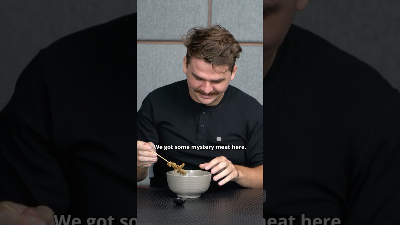 Trying Chicken Porridge from Indonesia (bubur ayam)