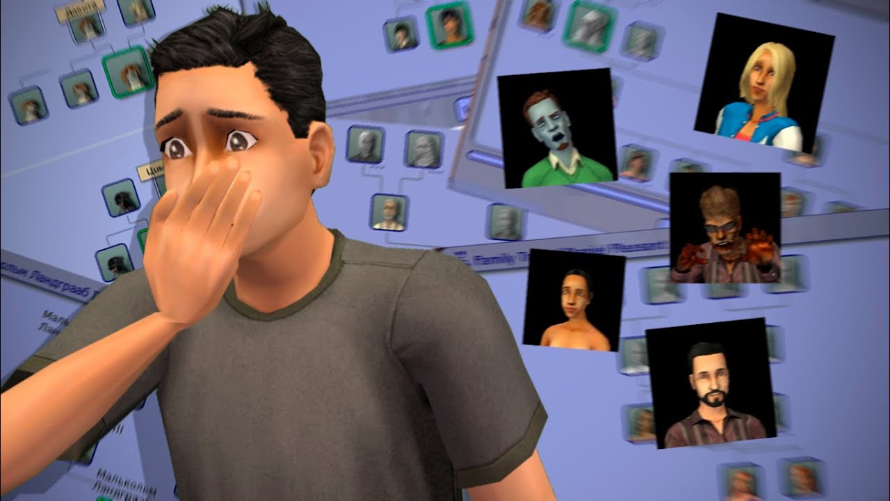 ТРЕШОВЫЕ ИСТОРИИ в The Sims 2, которые я создавал