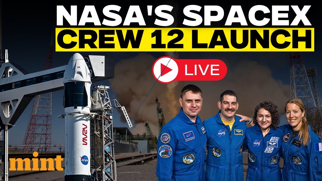 LIVE | NASA SpaceX Launch LIVE | Crew 12 Launch LIVE | SpaceX  Launch LIVE | ISS | NASA News