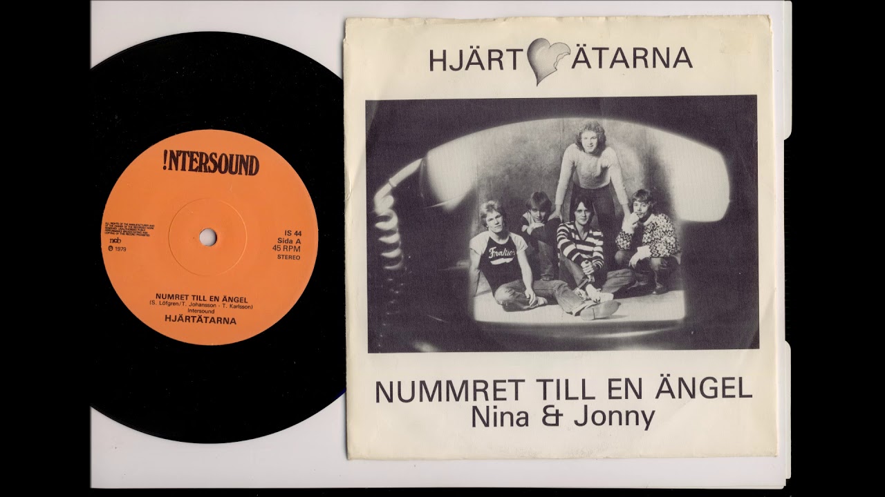 Hjärtätarna  ‎–  Numret Till En Ängel / Nina & Jonny  (1980)