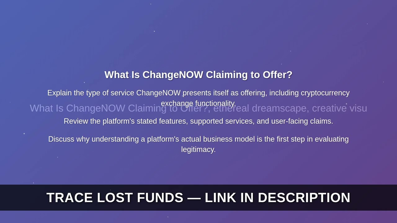 Is ChangeNOW Legit or a Scam? Crypto Exchange Safety Review & Risk Analysis