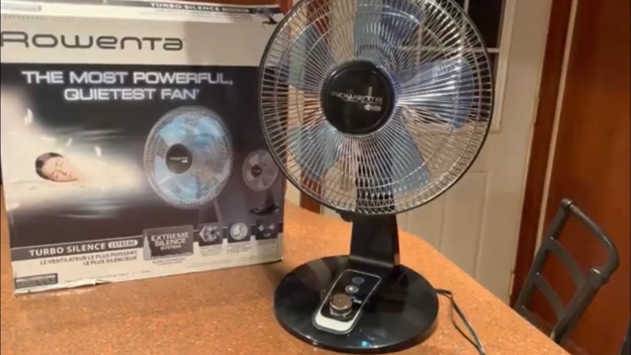 Rowenta Turbo Silence Extreme 12” Table Fan VU2631