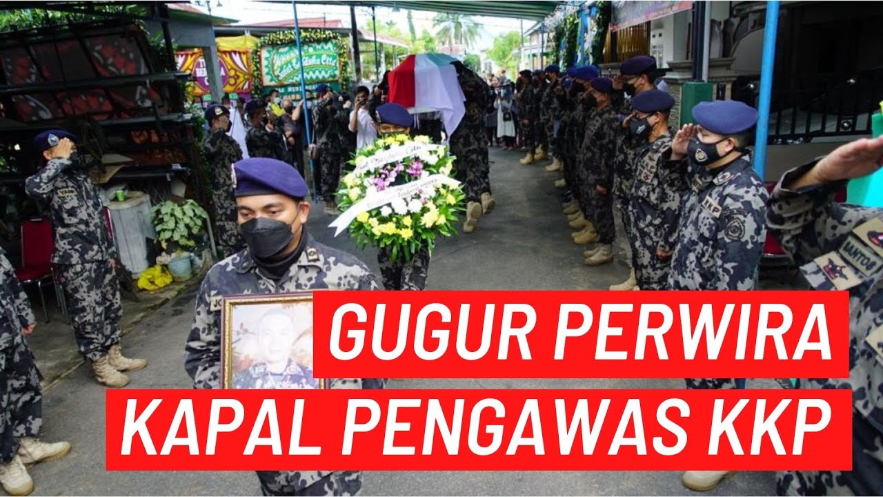 Penuh Haru, Upacara Pemakaman Penghormatan Perwira Kapal Pengawas KKP