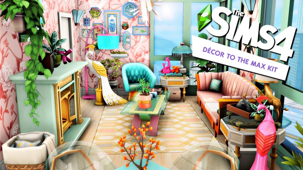 Bright Eclectic Apartment 🦩 || The Sims 4 Speed Build