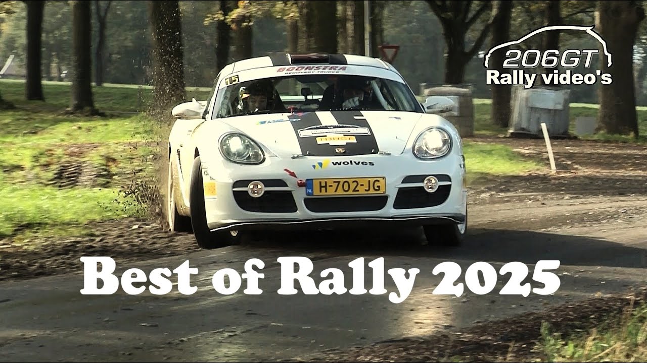 BEST OF RALLY 2025 - CRASHES, ACTION & MISTAKES by 206GT Rally Video's