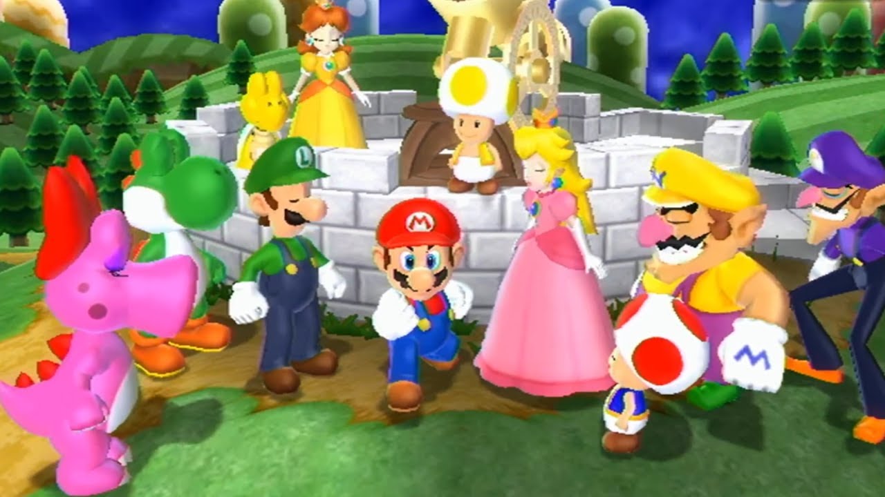 Mario Party 9 - Solo Walkthrough Part 1 - Toad Road