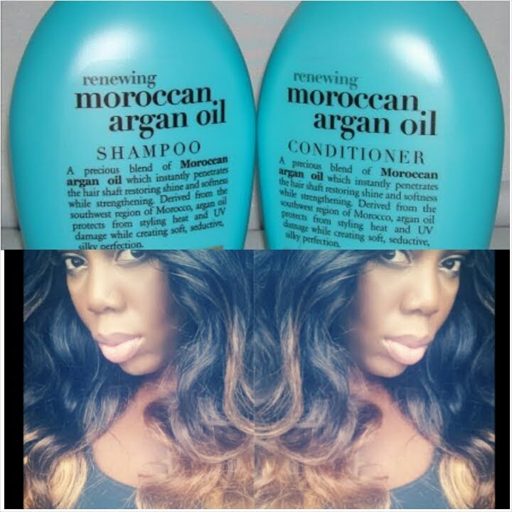 My Ombre Malaysian Hair Care Routine / Organix Moroccan Oil shampoo/conditioner Review