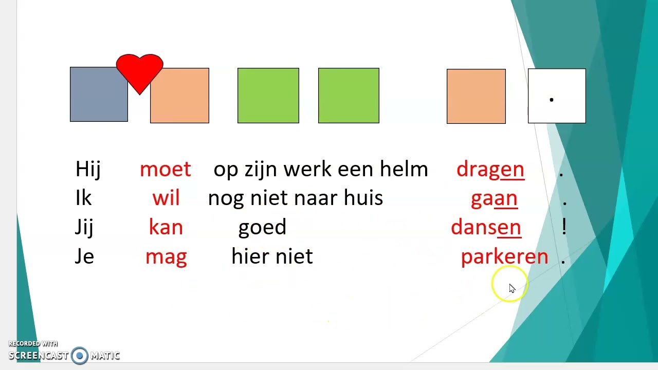 Moeten, willen, kunnen, mogen