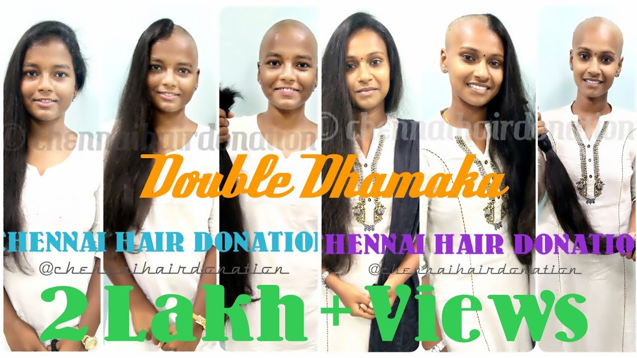 Indian Women Headshave | Half Headshave Challenge | Dual Headshave | Dry Shave | Chennaihairdonation