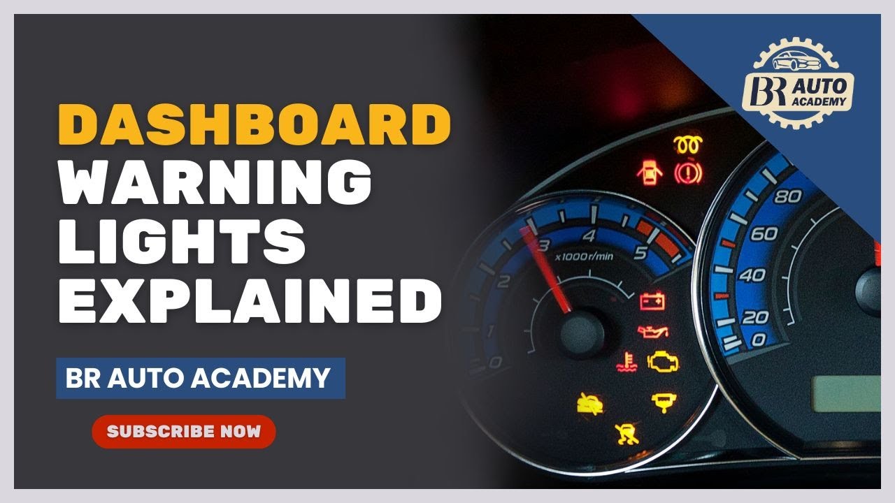 Car Warning Lights Explained | Instrument Cluster Symbols & Meanings | BR Auto Academy