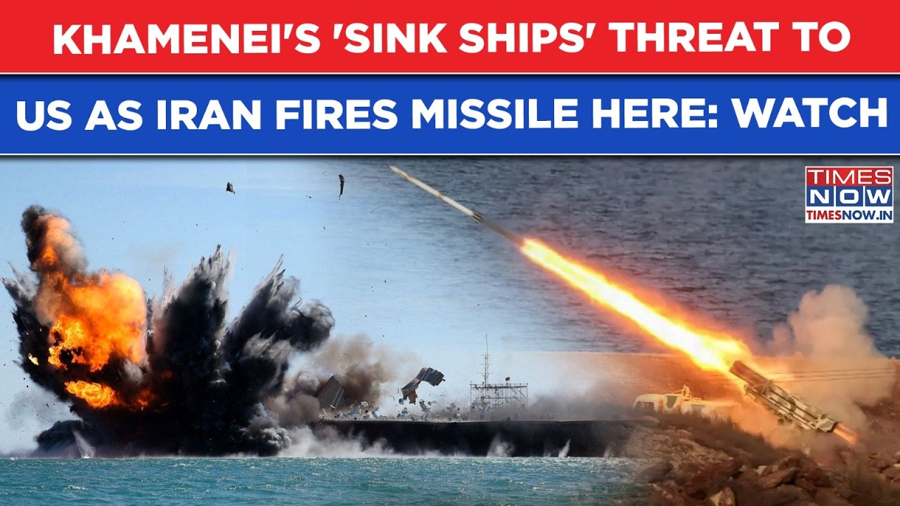 Iran Fires Missile Here: Watch Khamenei's 'Sink US Warships' Threat To Trump Before Geneva Talks?