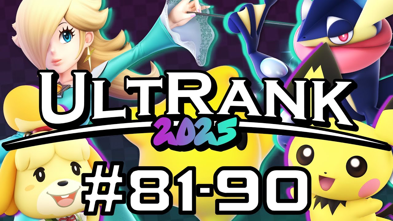 Top 100 Smash Ultimate Players - UltRank 2025 #81-90