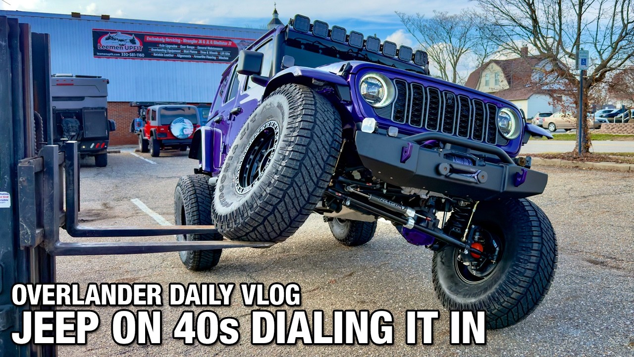 Overlander Daily Vlog - Dialing in Our New Wrangler on 40s Before Moab