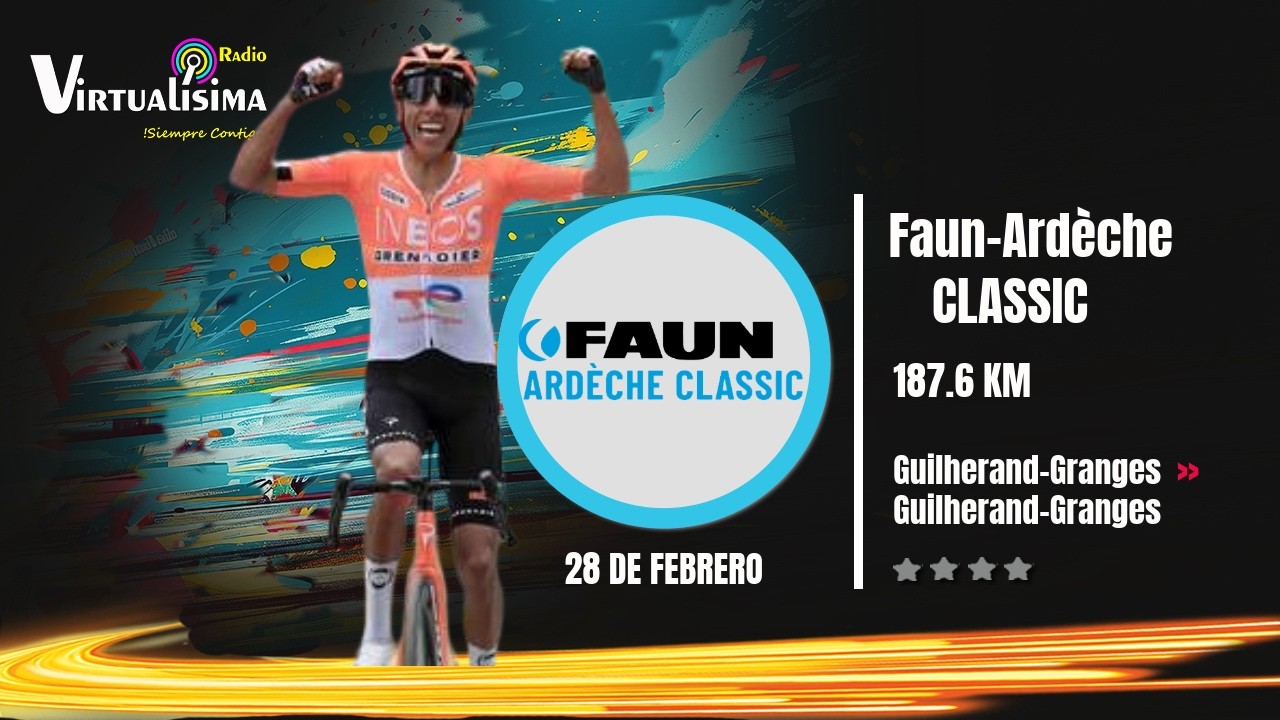 🔴En vivo Faun-Ardèche Classic 2026  | BERNAL - JORGENSON - PESCADOR -  HEALY #FaunArdecheClassic