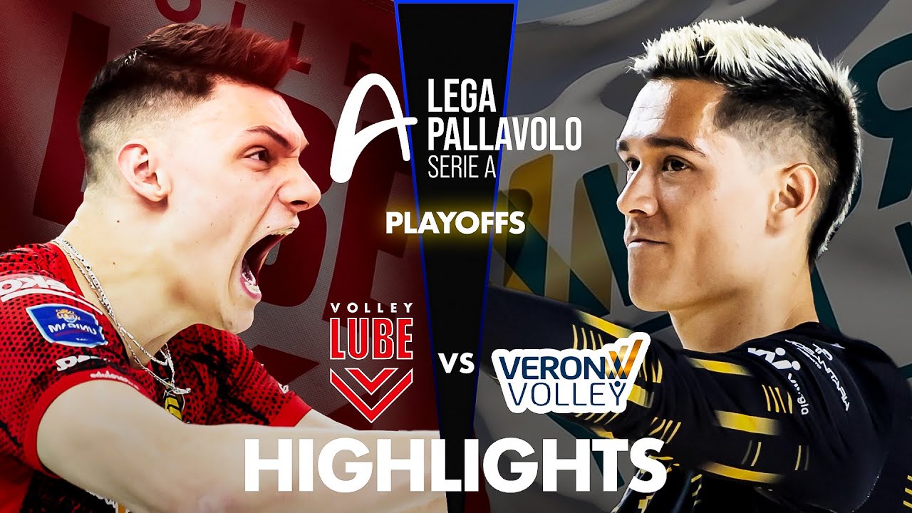 Lube vs Verona | Highlights | Superlega Play Offs | Semifinals Game 2