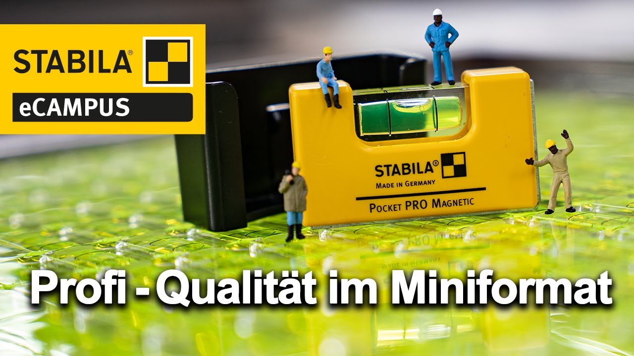 STABILA Taschenwasserwaagen - Ausrichten kleiner Objekte
