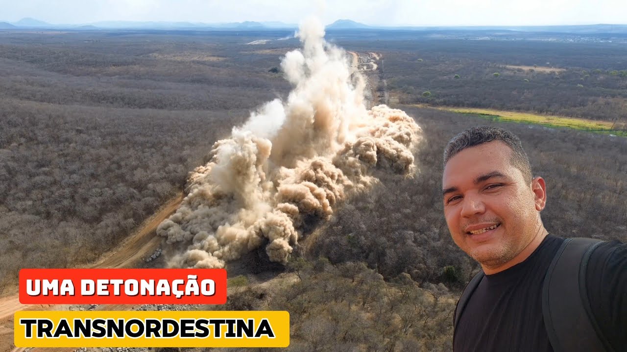 Obras Transnordestina uma detonação