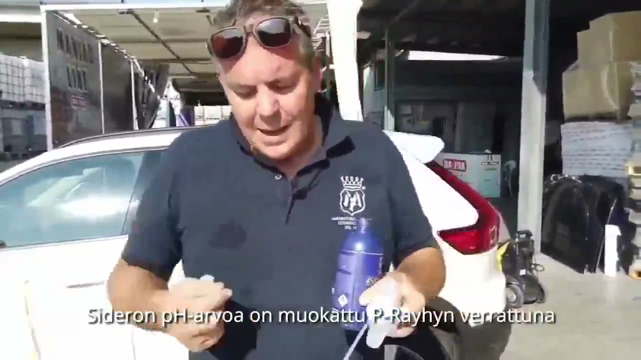 Raudanpoisto vanteilta ja korilta - Sidero 1/2