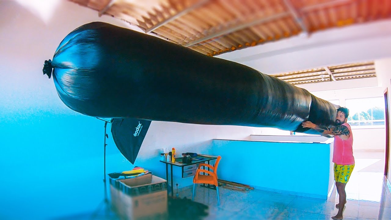 SOLTEI BALÃO IMENSO DE DENTRO DE CASA (Deu Certo)