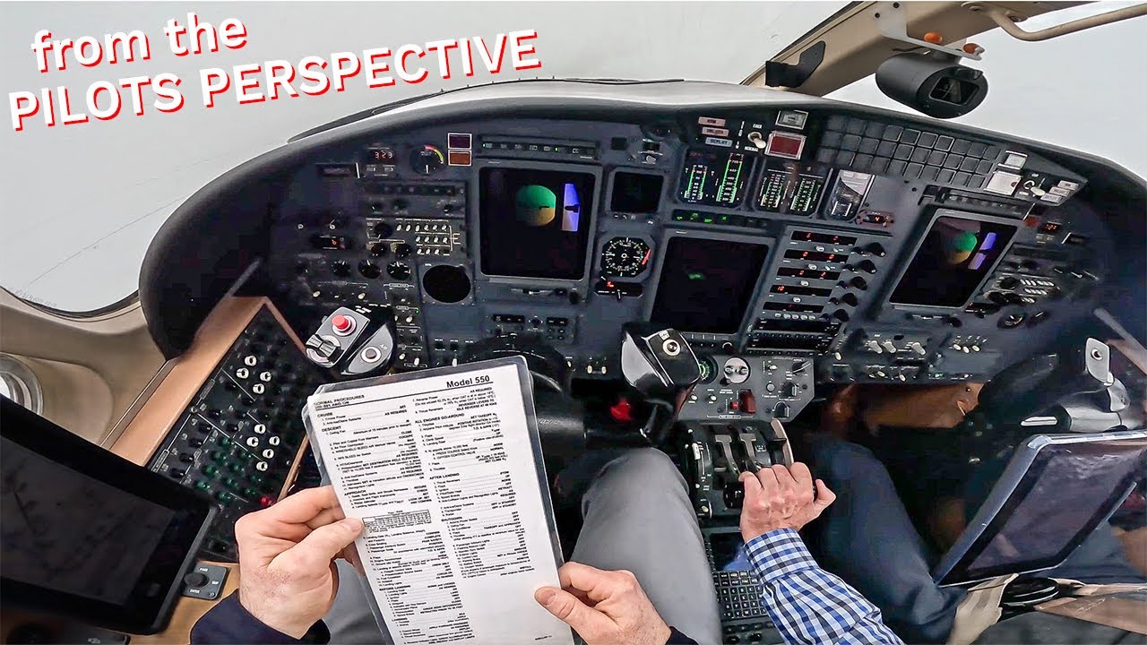 Rainy Low Weather ILS Approach // Pilots Perspective
