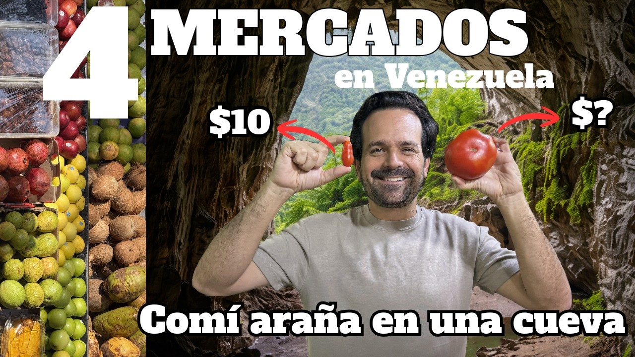 Cómo es un mercado en VENEZUELA. Visitamos varios en 4 ciudades distintas!