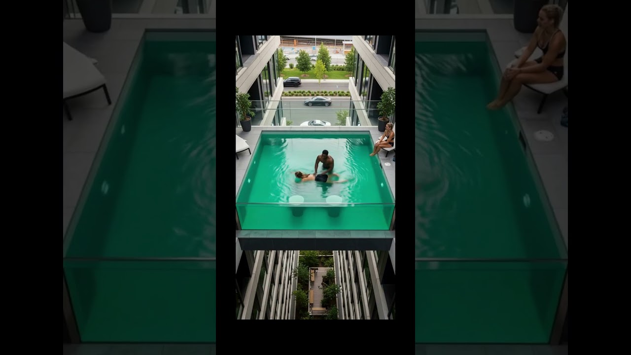 Skybridge Splash The 5th Floor Infinity Pool That Lets You Swim Through the Sky