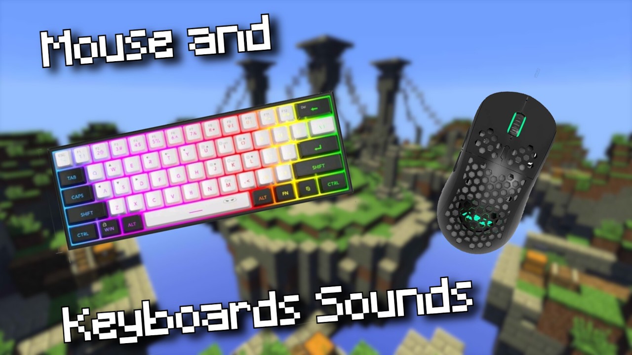 (20 minutes) Keyboard & Mouse Sounds V2 | SkyWars UniversoCraft