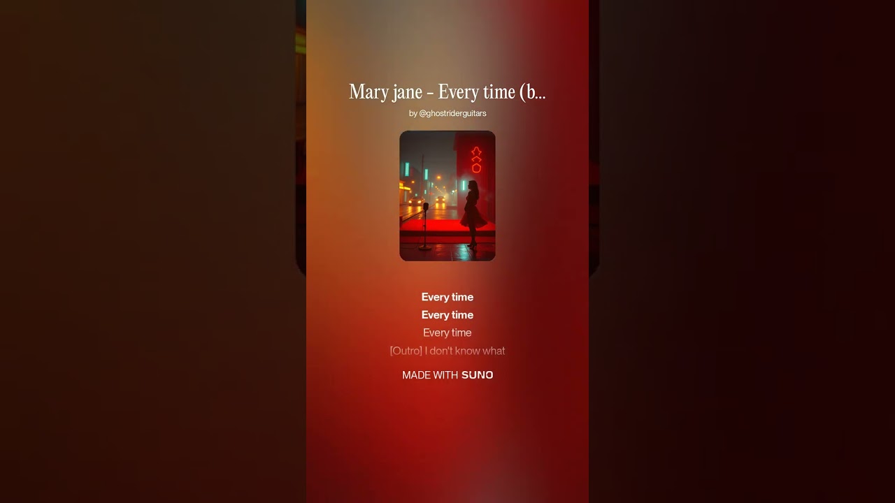 Mary jane   Every time blues