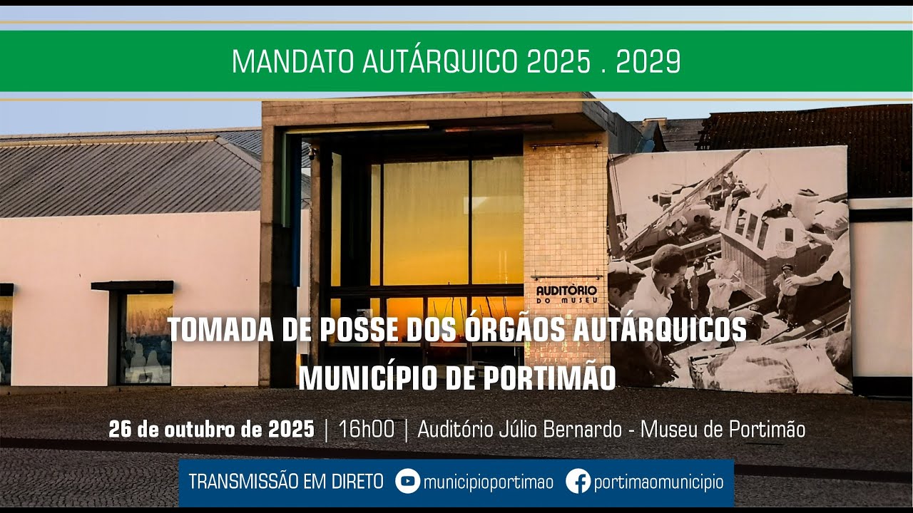 Cerimónia pública de instalação dos novos Órgãos Autárquicos do Município de Portimão