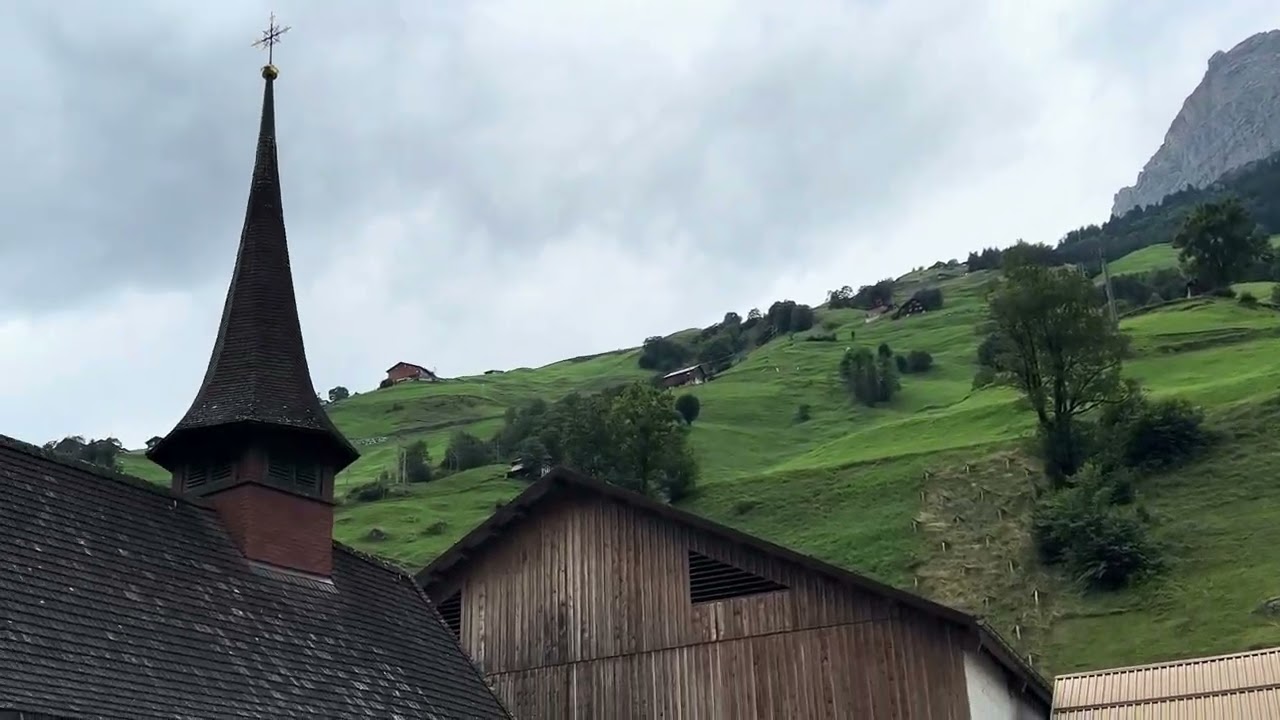 Glimpse of Beautiful village life at Swiss #shortsfeed #shortsvideo #shortvideo #shorts #alps 