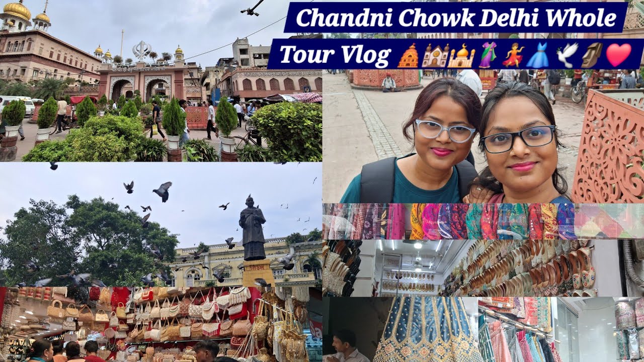 [VLOG] Chandni Chowk Delhi Whole Tour Vlog 🛕🕍🕌🥻💃👗🕊🗿❤️ If You Like This VideoPlease Subscribe To My..