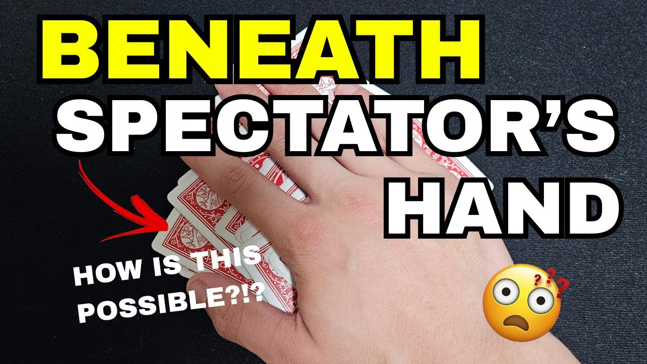Cards TELEPORT Beneath Spectator's Hands // IMPOSSIBLE
