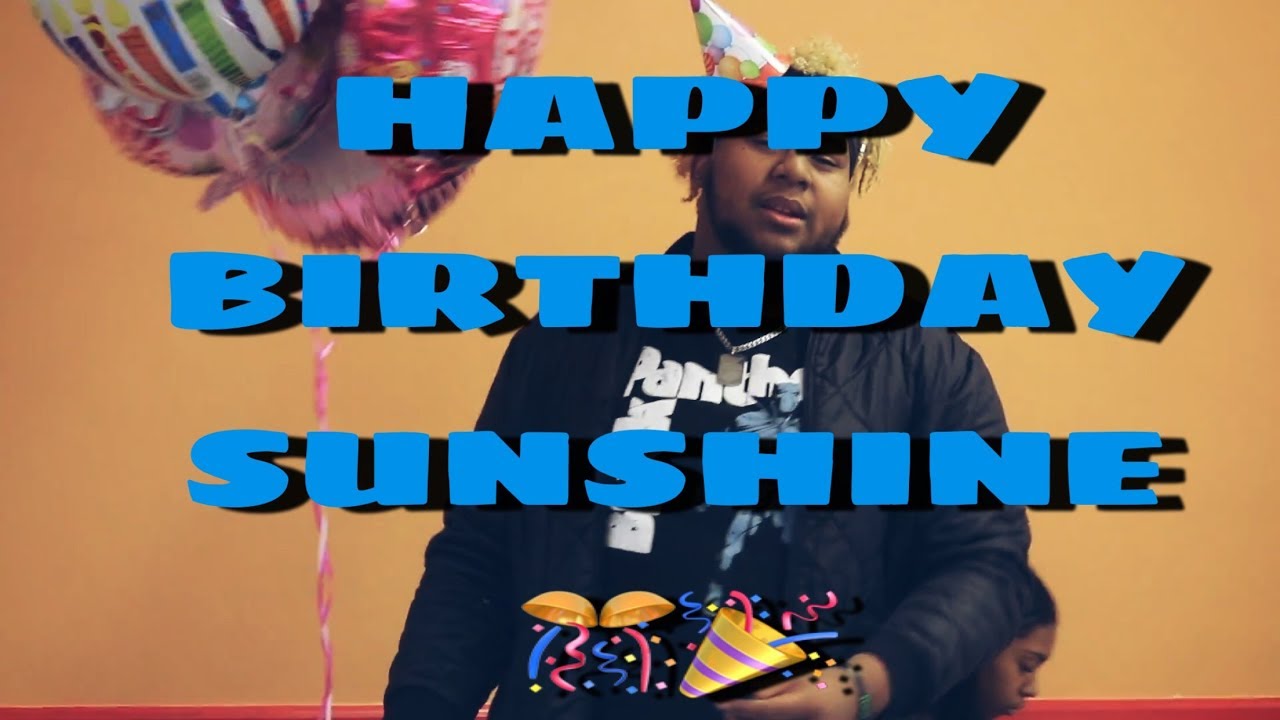 Vlog: SUNSHINE'S SURPRISE BIRTHDAY PARTY