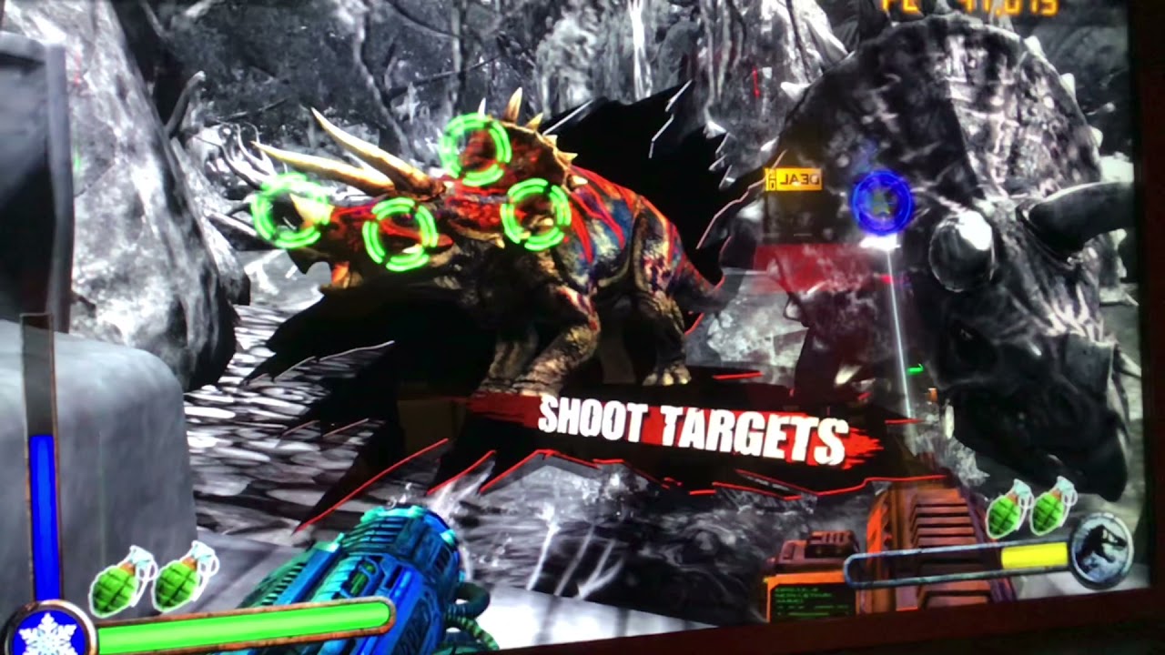Jurassic Park Arcade Full Co-Op Gameplay