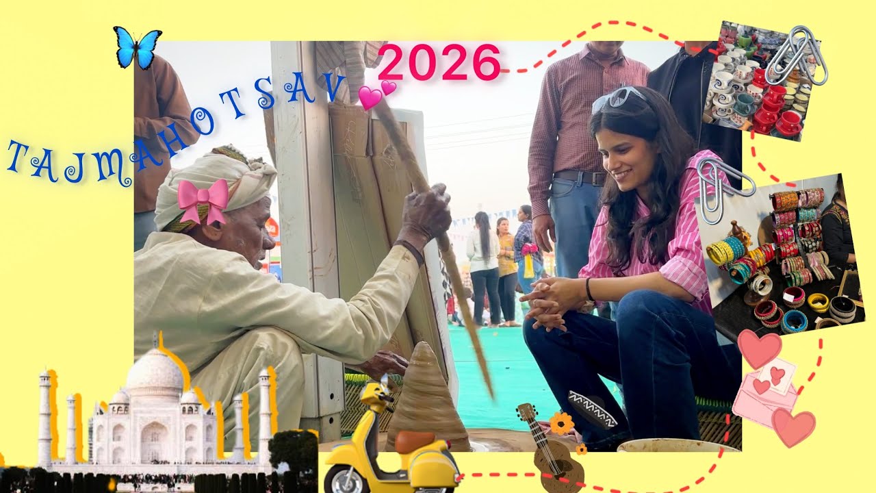 T A J M A H O T S A V 2026 | AGRA 💕 | ART ✨ CRAFT 🪅 CULTURE📜 #agra #tajmahotsav #2026  #fair #foryou