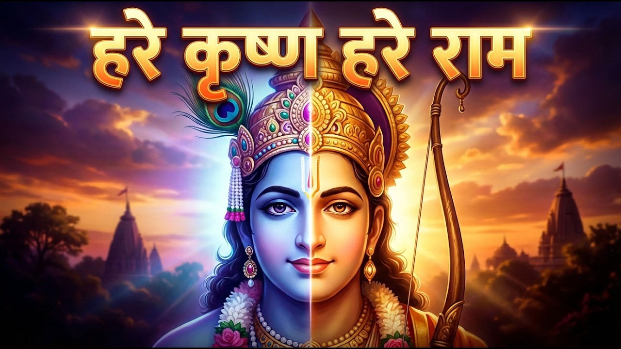Hare Krishna Hare Rama Maha Mantra | 8 Minute Peaceful Chant | Hari Dhwani