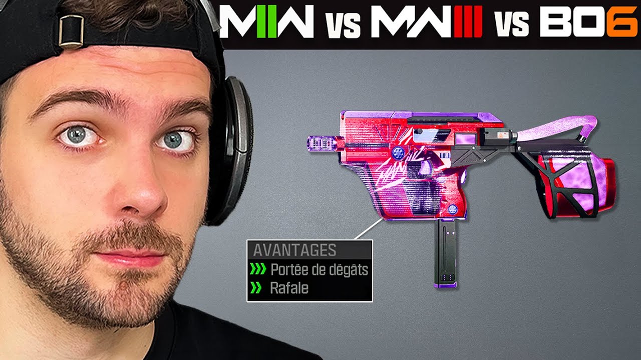 Je teste la MEILLEURE ARME de chaque Call of Duty (MW2 vs MW3 vs BO6)