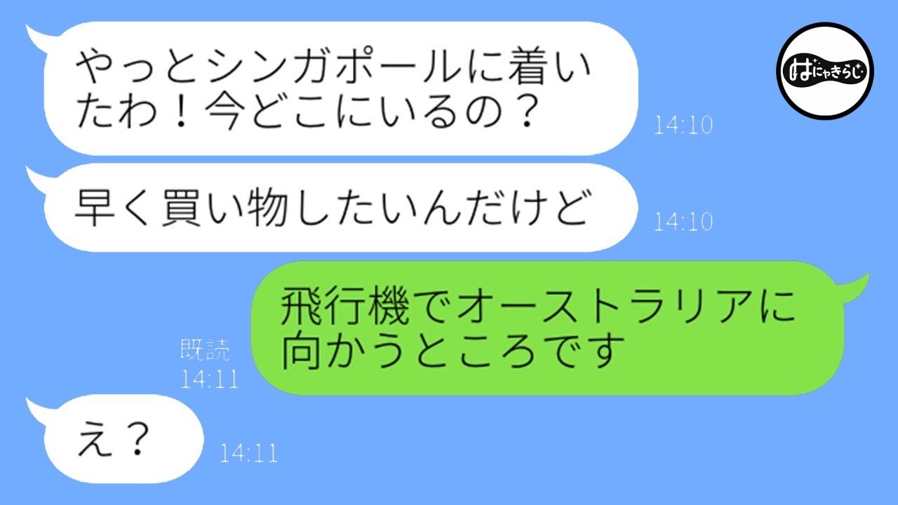 何も言っていないのに海外旅行に同行するつもりで空港に現れた義姉。「タダで行けるよね？」と図々しい態度の女をそのまま残して出国した結末。