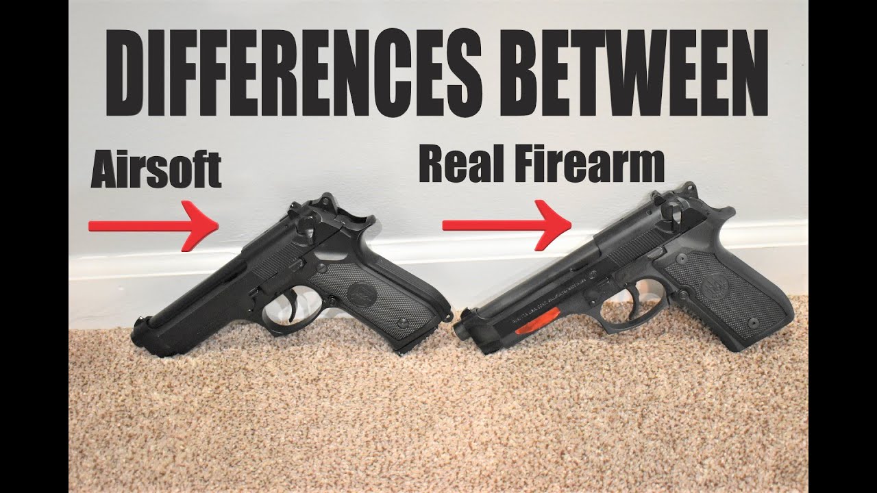 Real Firearms vs. Airsoft