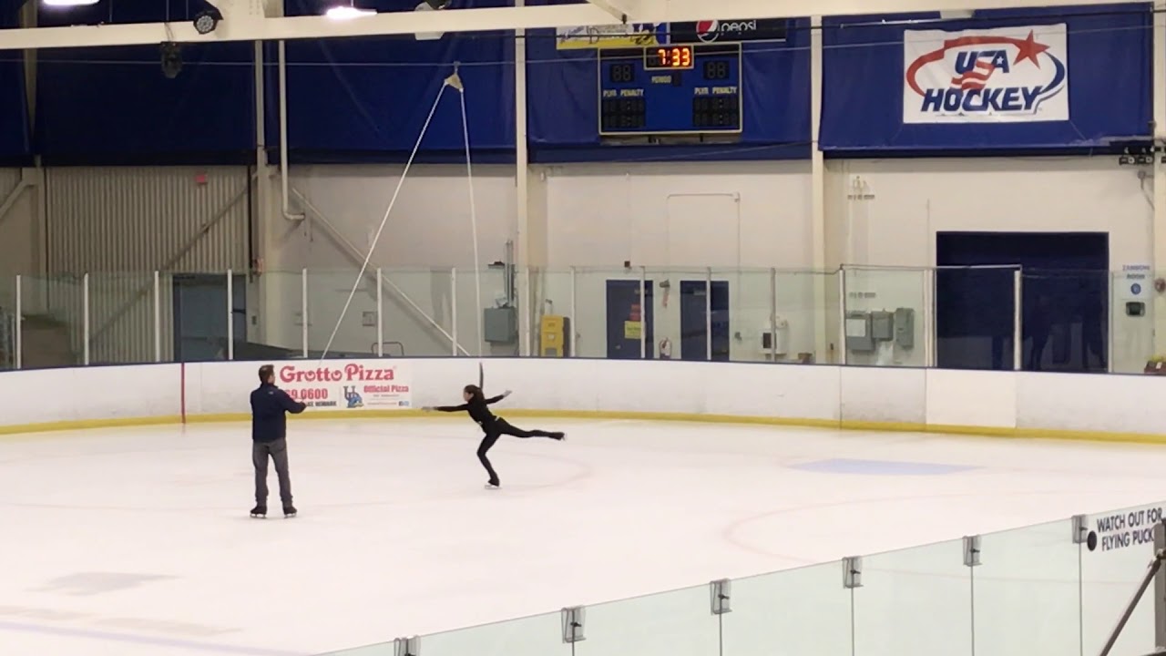 Kiley - Double Salchow on Harness