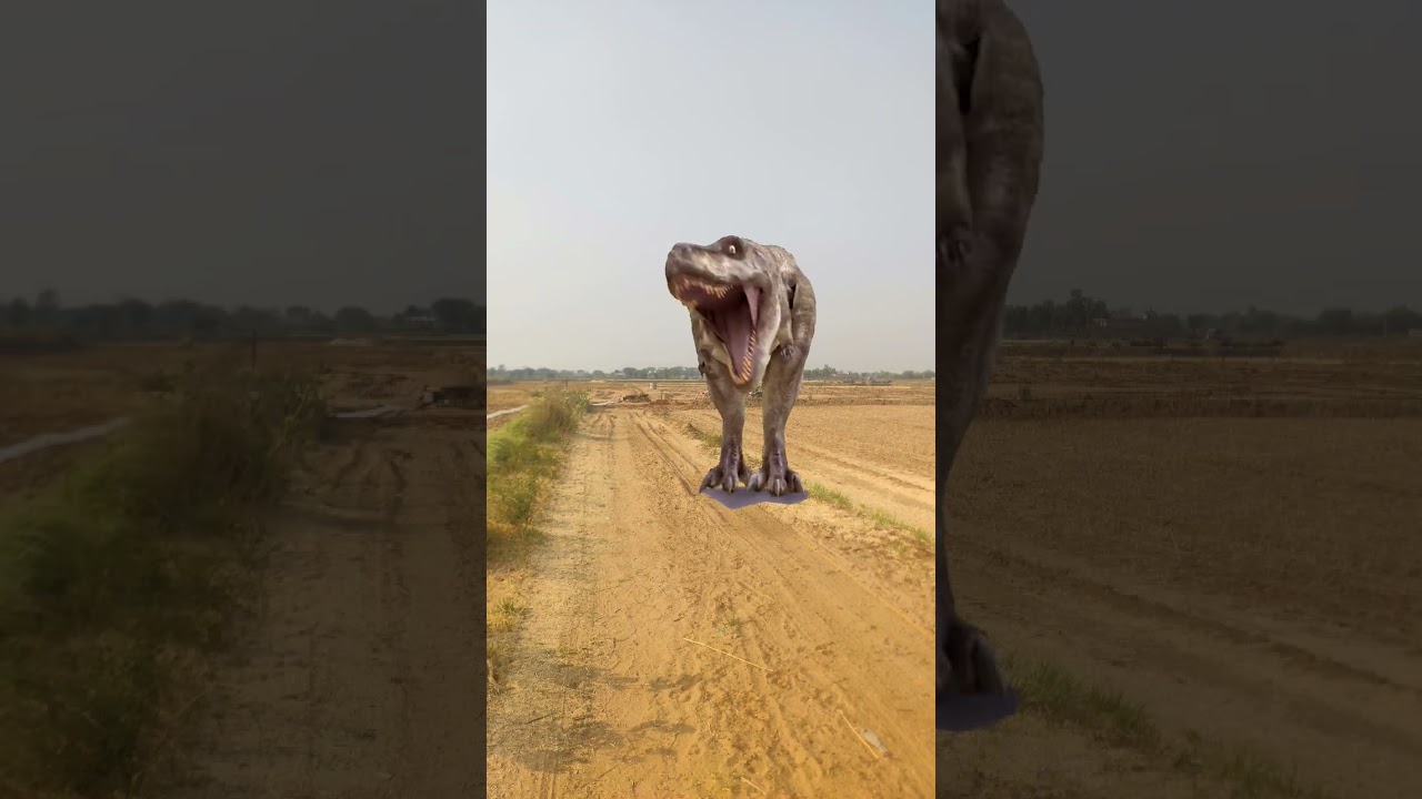 dinosaur in real life estate #trending #dinosaur #lovedino #dinosaurmodel #jurassicworld #short #cut