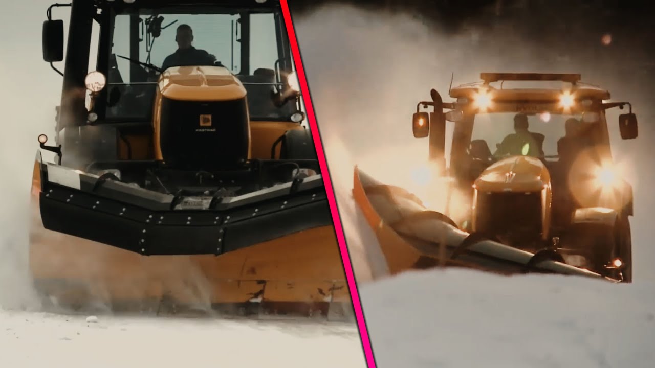 🚨TRACTOR JCB CONVERTIDO A MÁQUINA QUITANIEVES | JCB FASTRAC😱